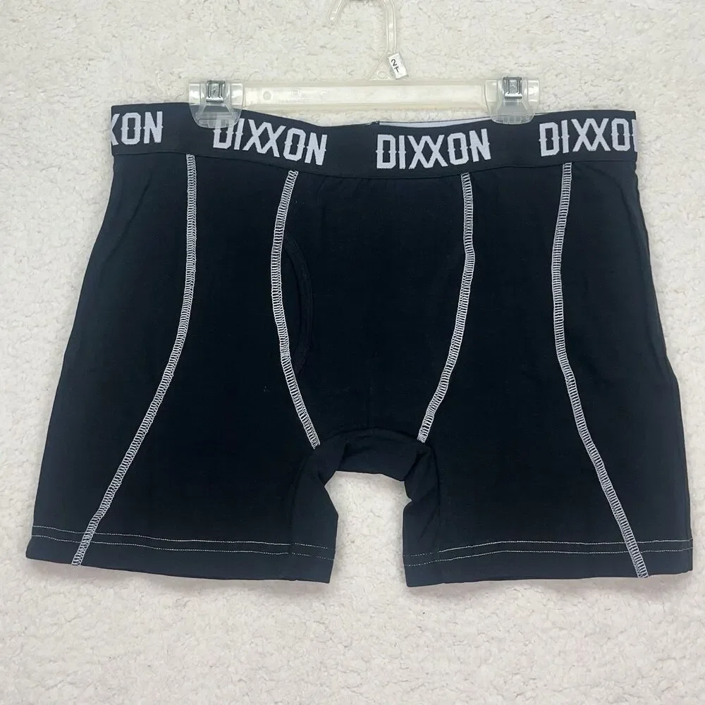 DIXXON FLANNEL Co. Premium Boxer‎ Briefs Mens 3XL  (2Pk) New In Box Motor Black